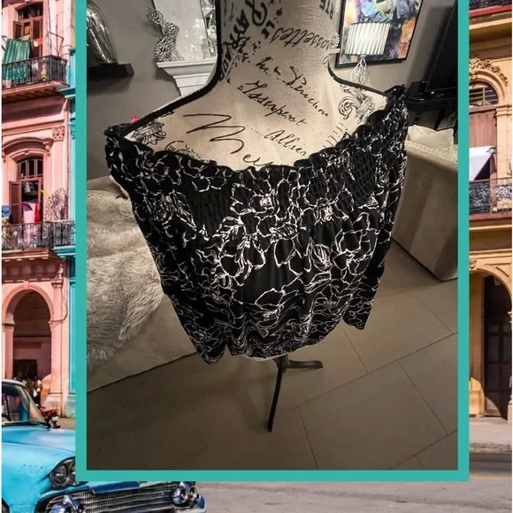 Vintage Havana Off or on Shoulder Top - Picture 5 of 15